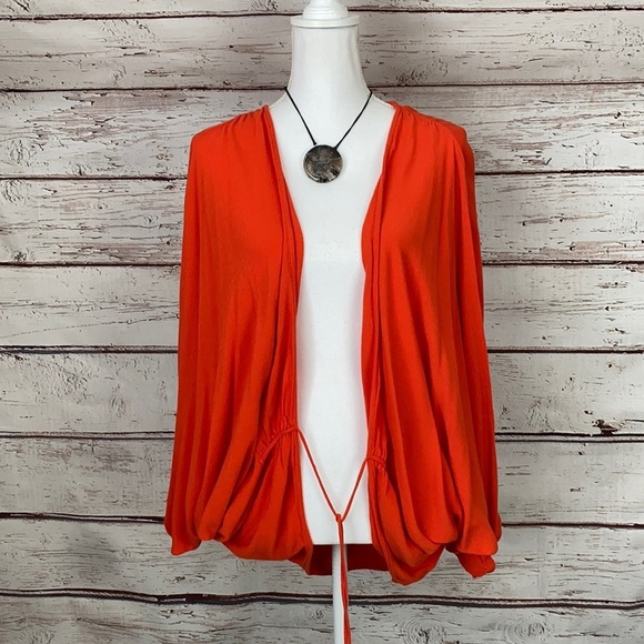Forever 21 Tops - Forever 21 Contemporary Orange Large Top